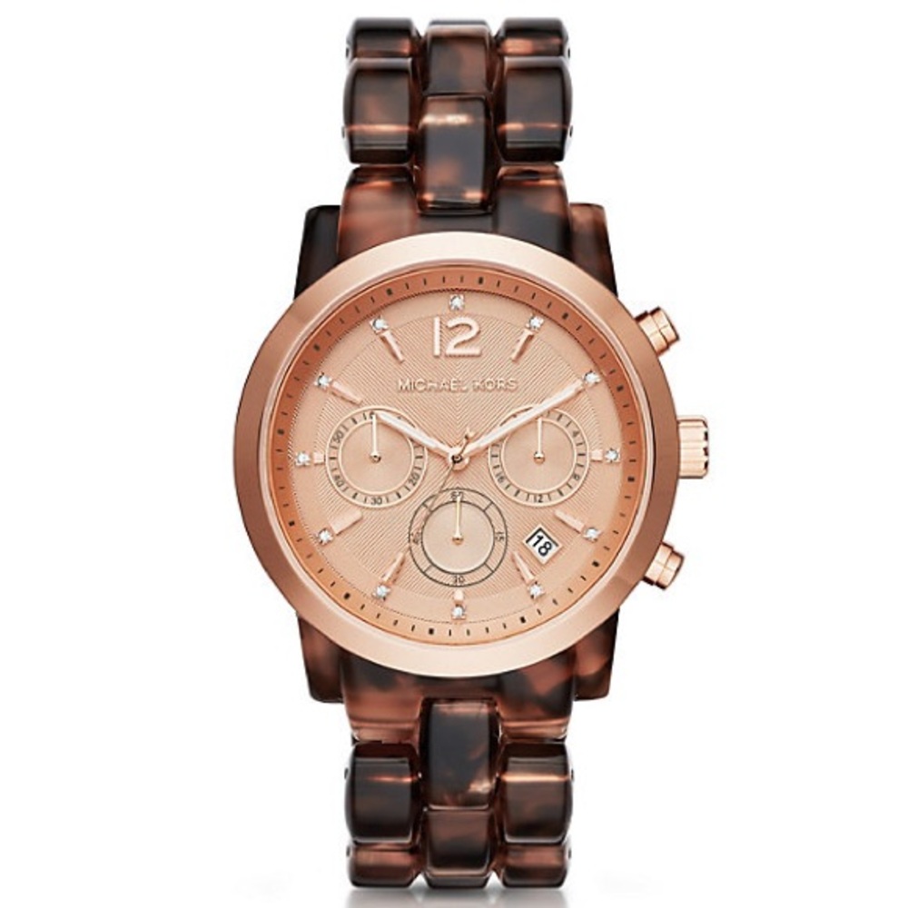 Michael Kors Gold and tortoise Watch